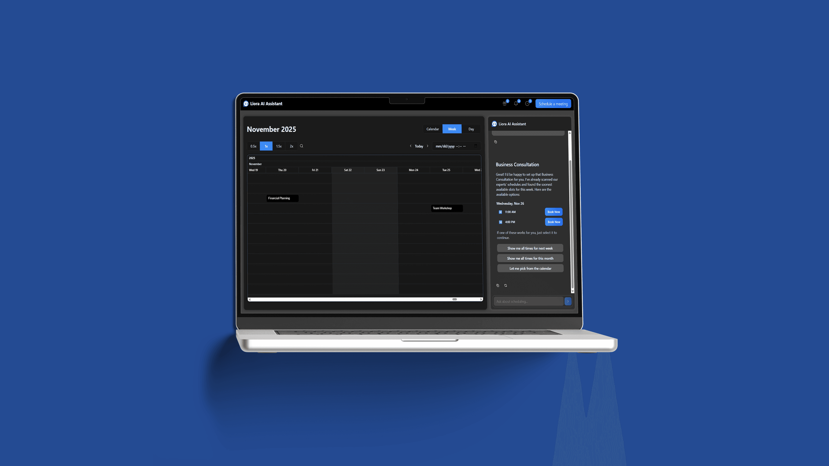 Liora AI - Booking assistant